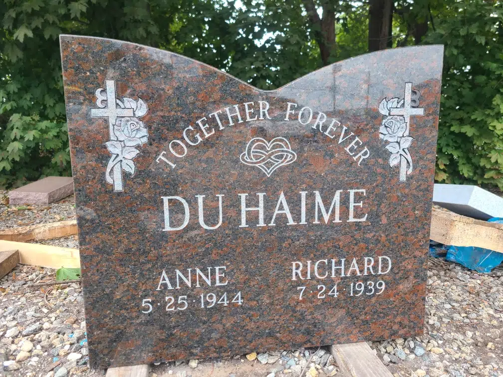 Granite Headstone for Grave hand-carved by Tombstone Guide in NJ — image 2