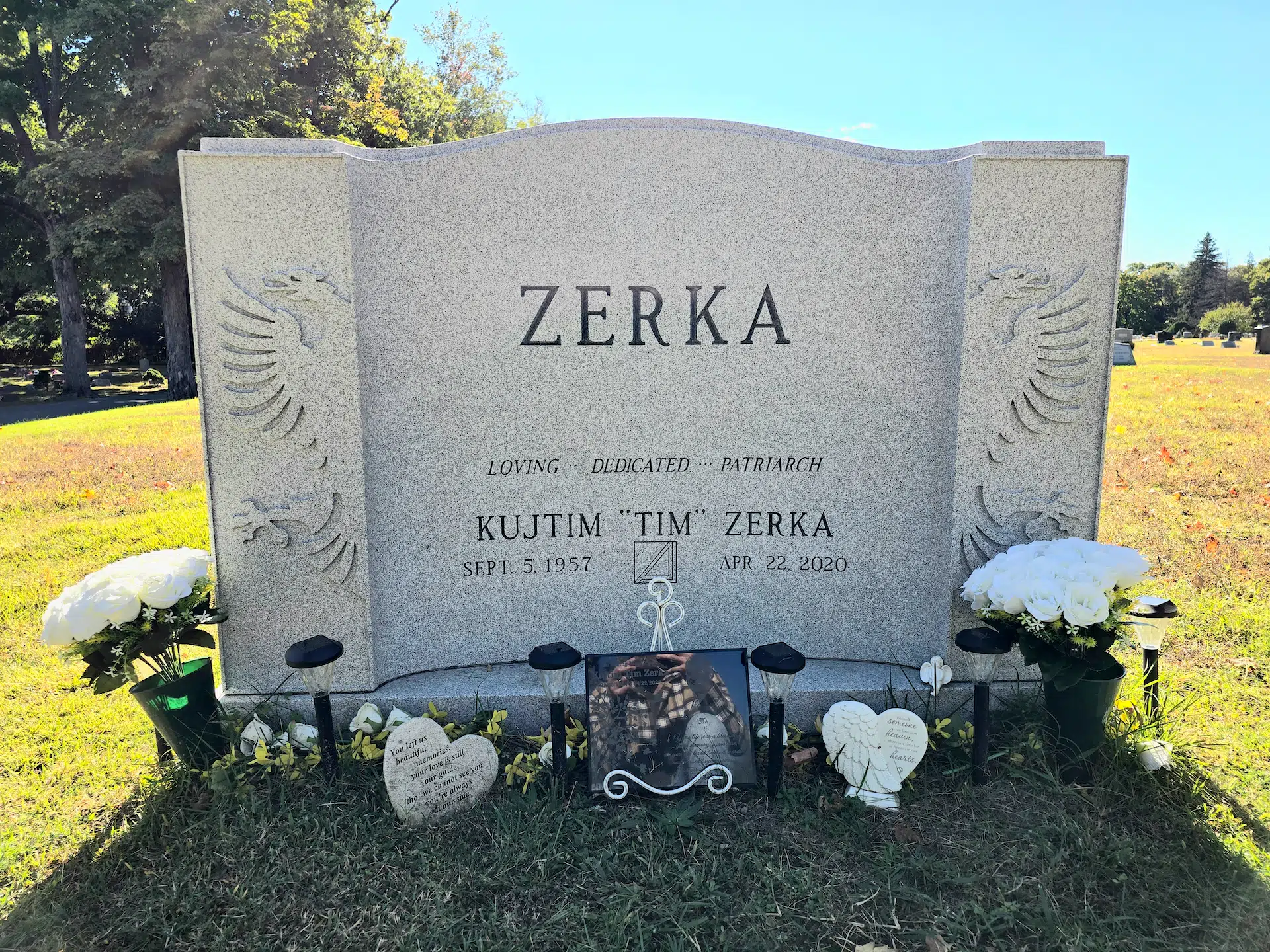 Granite Headstone for Grave hand-carved by Tombstone Guide in NJ — image 4