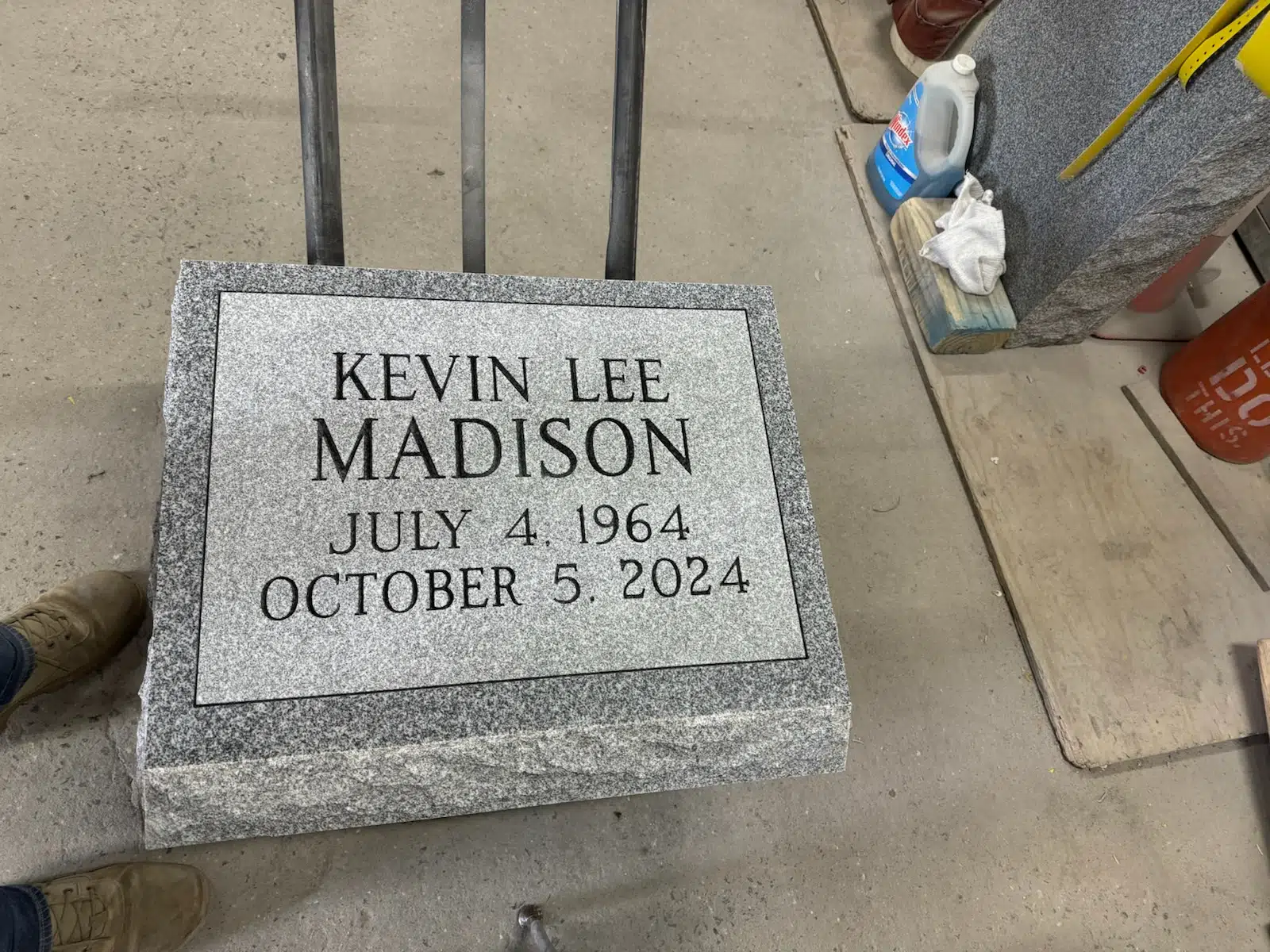 Granite Headstone for Grave hand-carved by Tombstone Guide in NJ — image 4