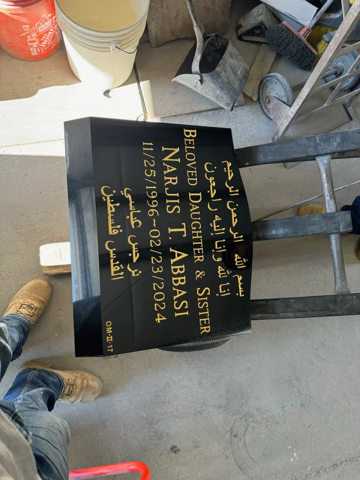 Granite Headstone for Grave hand-carved by Tombstone Guide in NJ — image 9