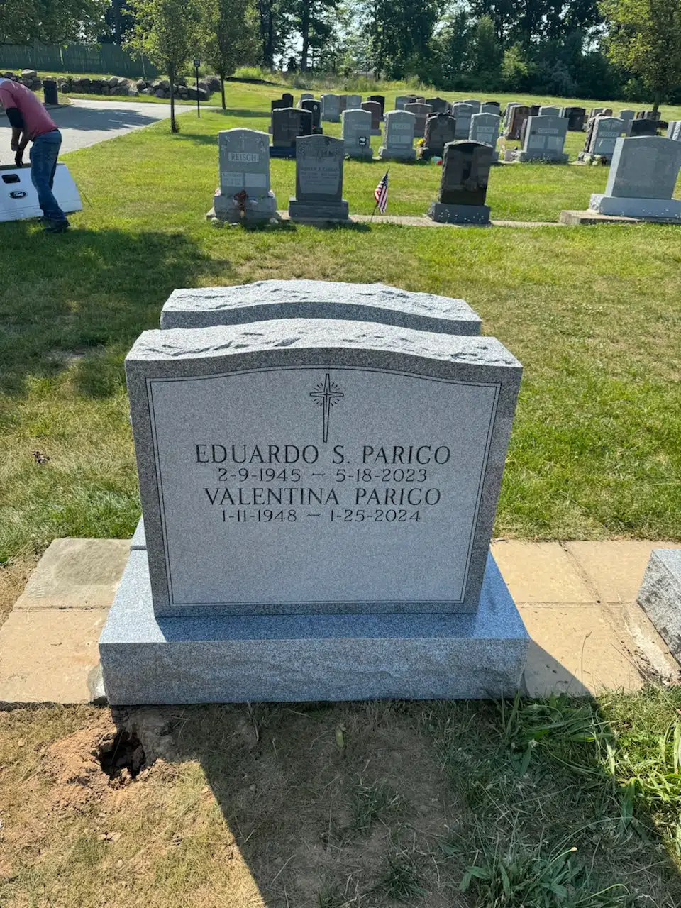 Granite Headstone for Grave hand-carved by Tombstone Guide in NJ — image 3
